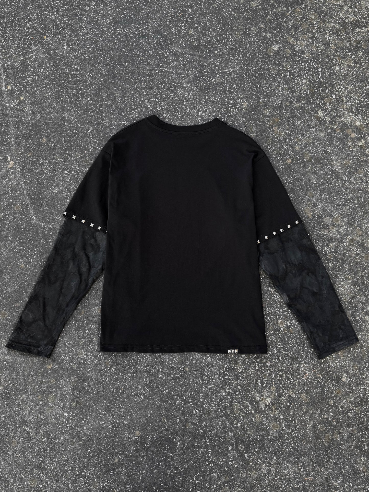 STUDDED DOUBLE_LAYERED LONGSLEEVE