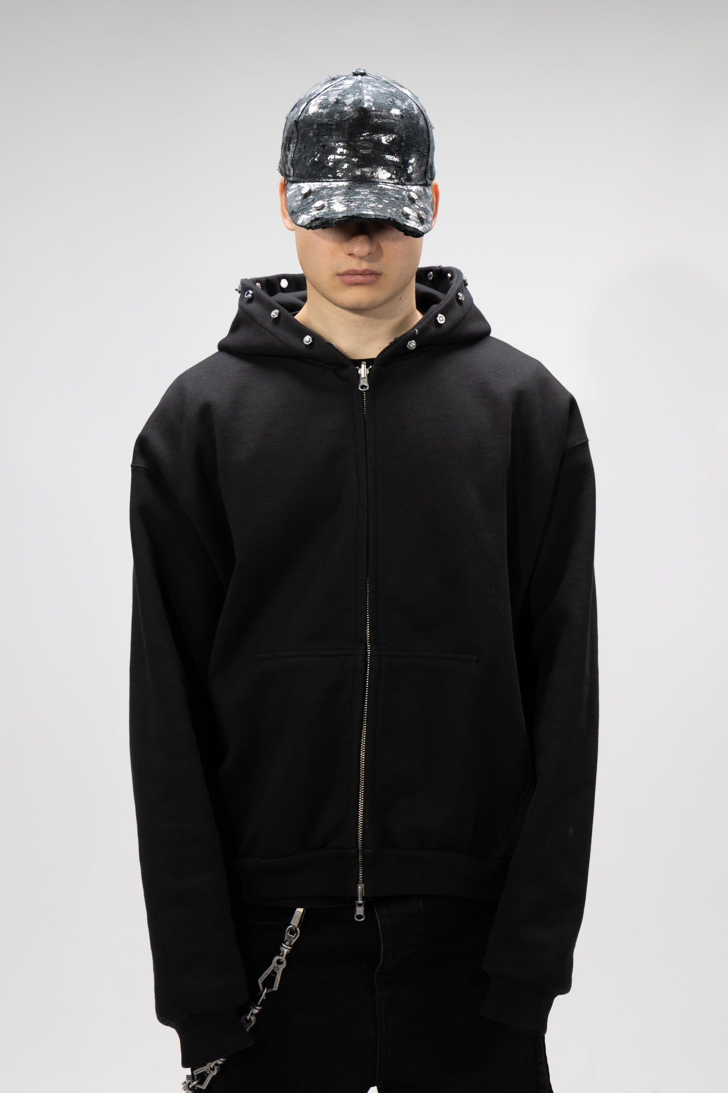 SCREWED UP ZIPHOODIE [REVERSIBLE]