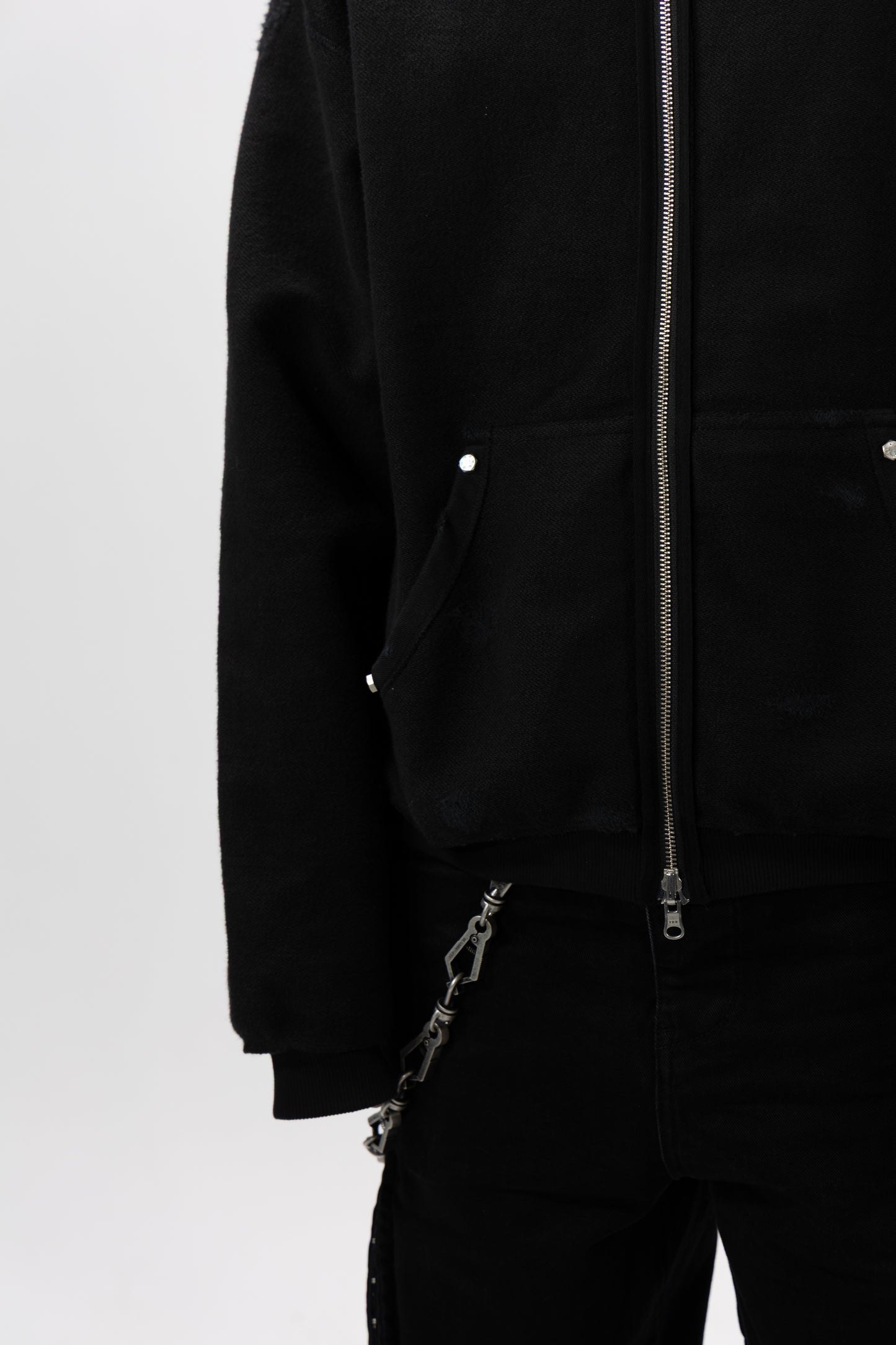 SCREWED UP ZIPHOODIE [REVERSIBLE]