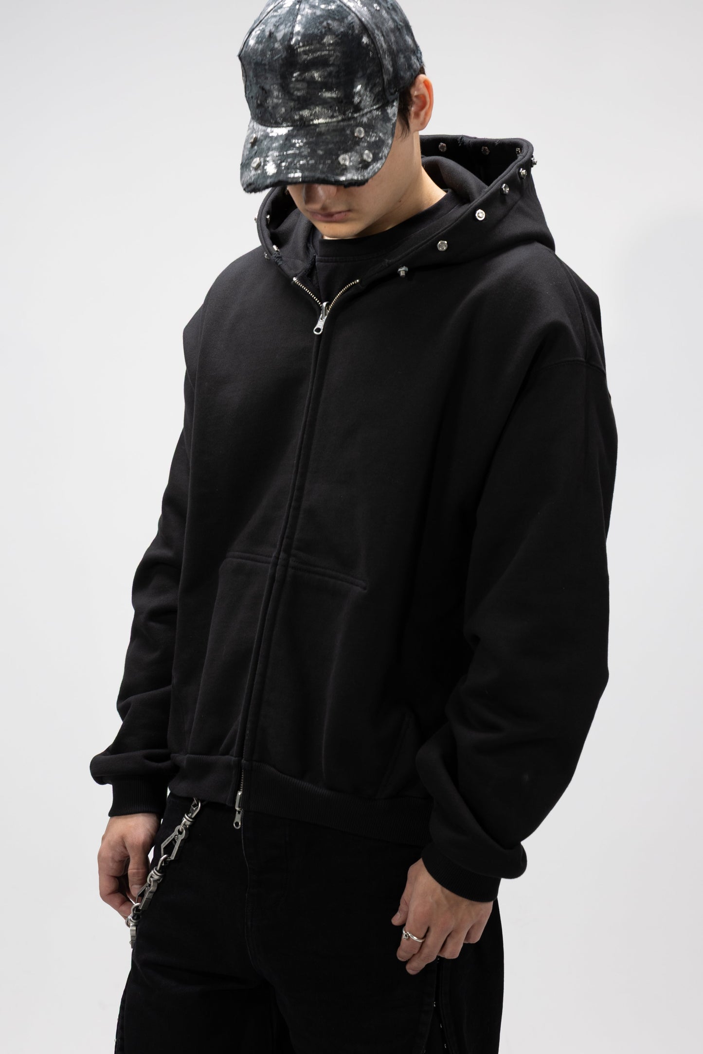 SCREWED UP ZIPHOODIE [REVERSIBLE]