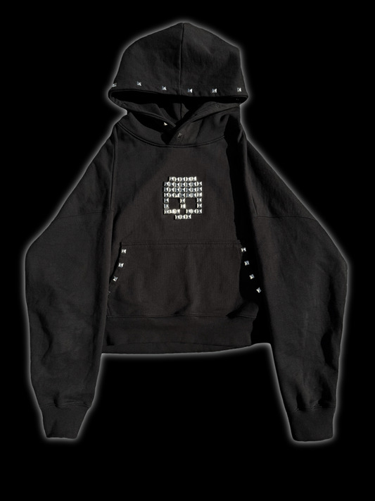 STUDDED SKULL HOODIE