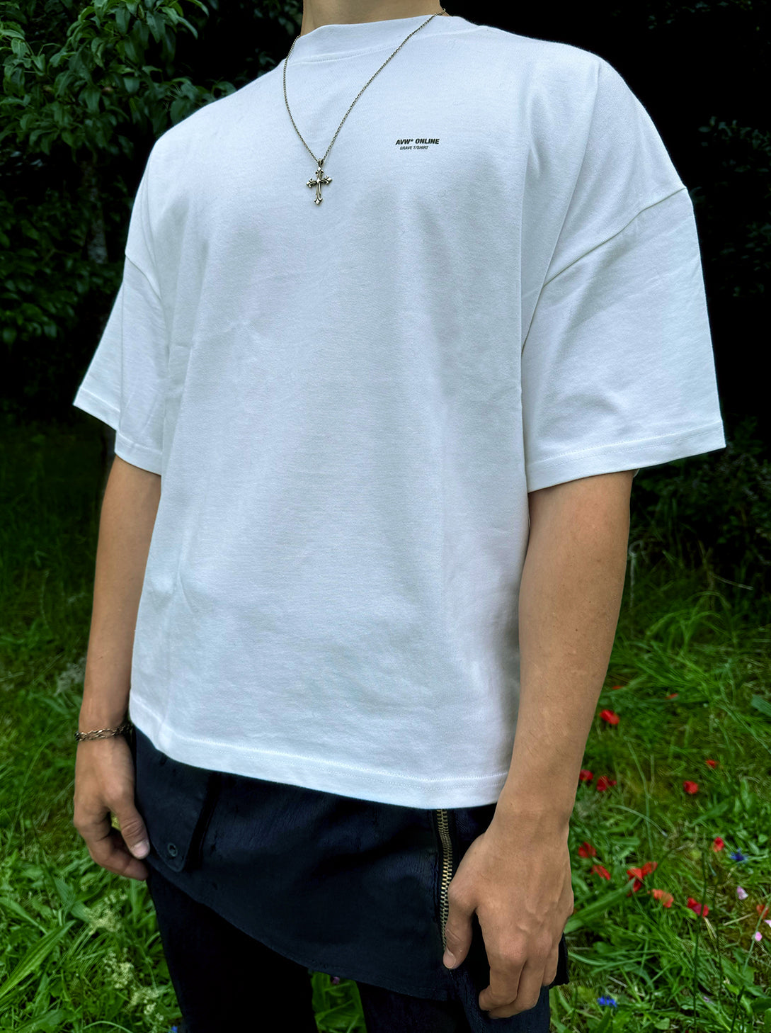 GRAVE T/SHIRT* [WHITE]