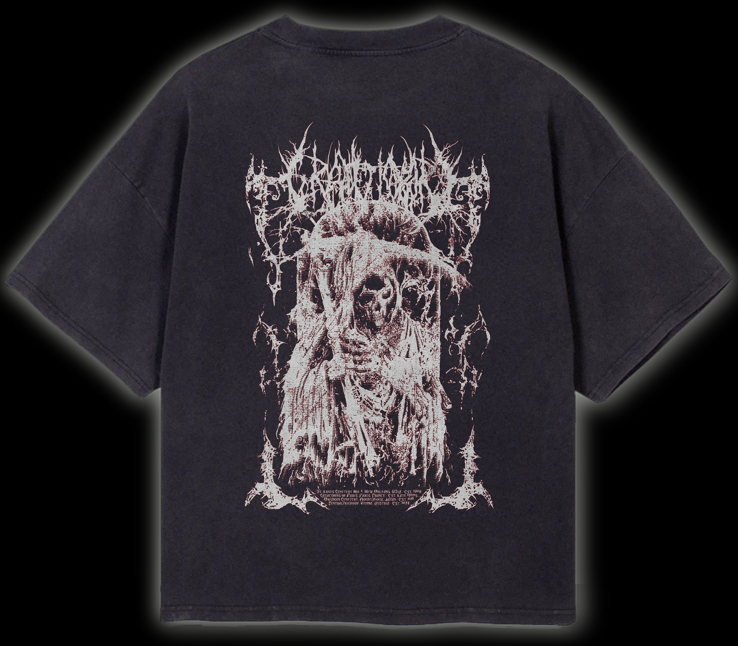 GRAVE T/SHIRT* [RED]